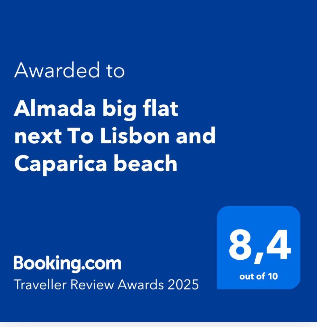 Almada Big Flat Next To Lisbon And Caparica Beach Luaran gambar